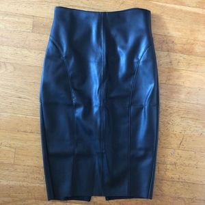 NWT Express Vegan Leather Pencil Skirt - Size 2